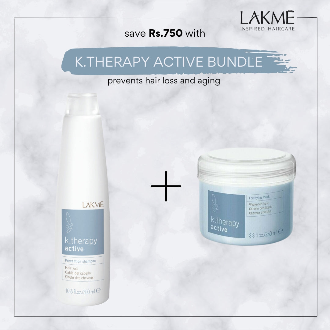 LAKME - K. Therapy Active Bundle (Shampoo + Hair Mask)